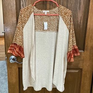 Woman’s new cardigan